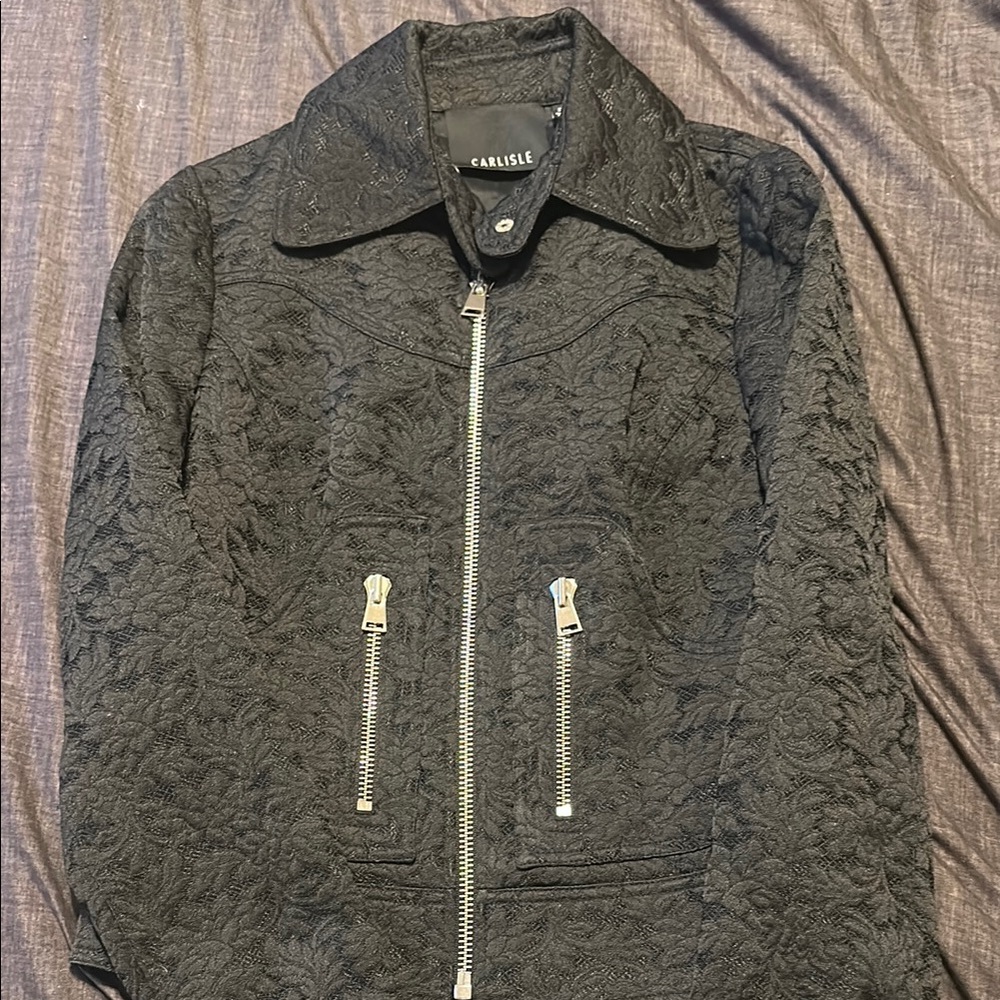 Carlisle Black Textured Women's Jacket - Picture 1 of 3